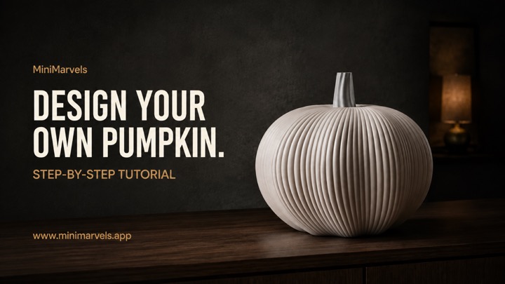 Shape a pumpkin